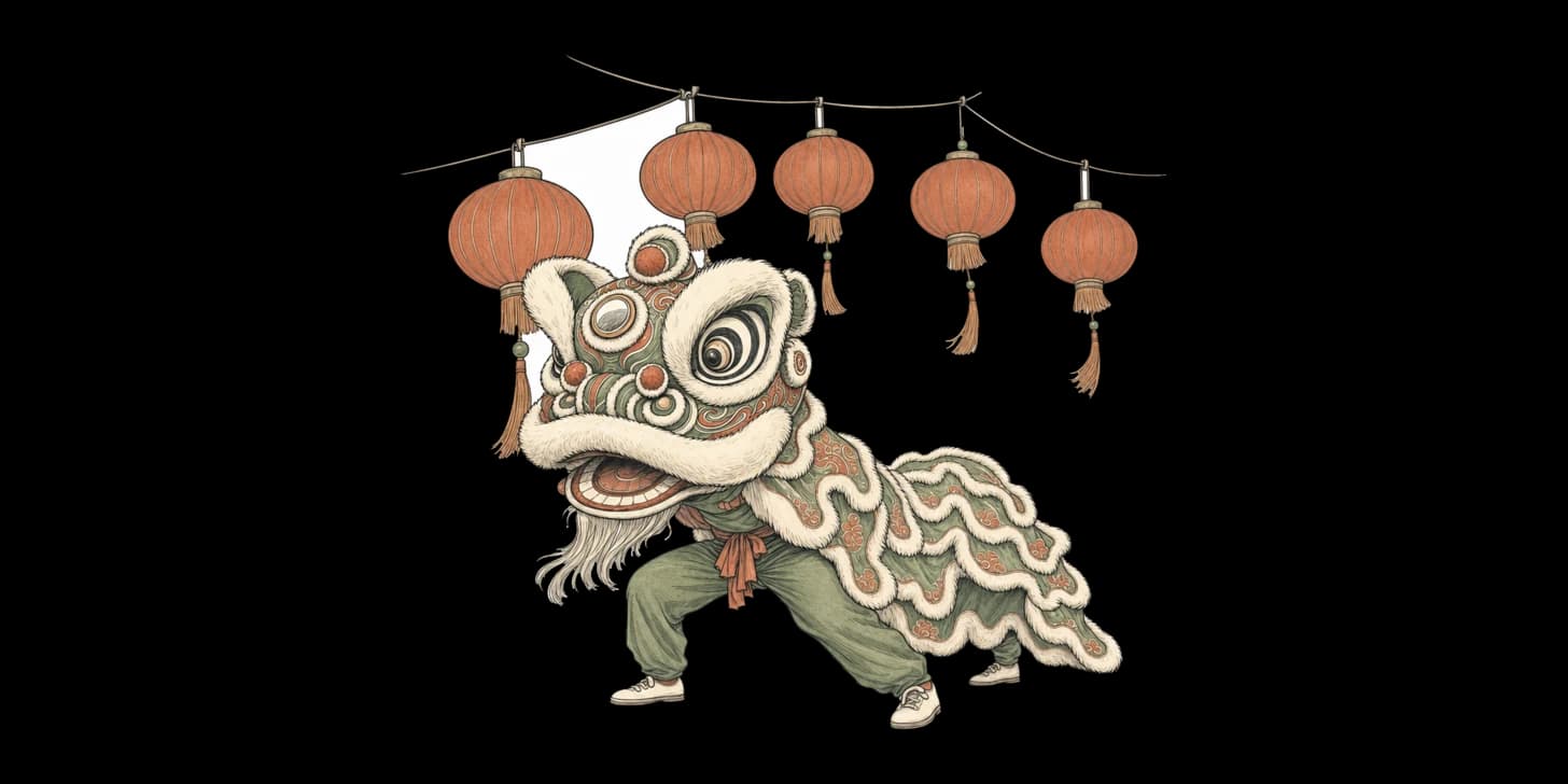 Chinesisches Neujahr in Chiang Mai: Löwen, Laternen und die Straßen von Warorot