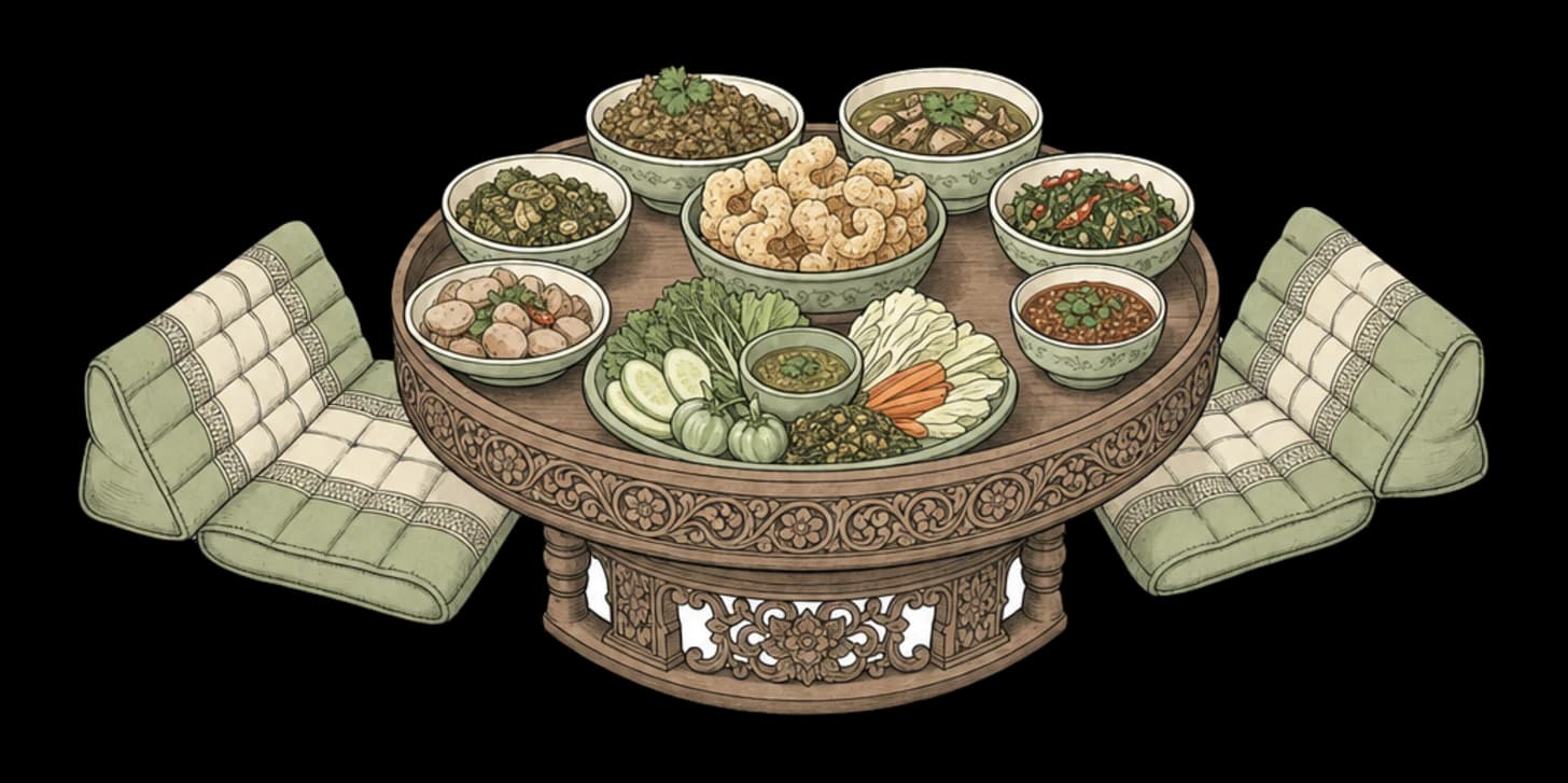 칸톡 디너: 치앙마이의 북부 란나 전통 만찬