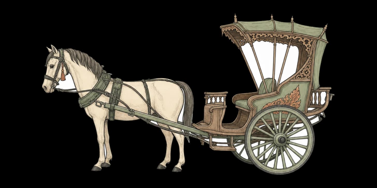 Gita a Lampang: carrozze a cavallo, templi in teak e ciotole di pollo