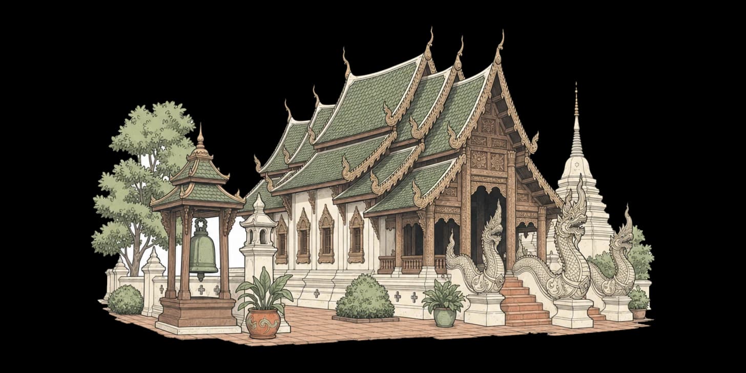 A walking tour of Chiang Mai's old city temples