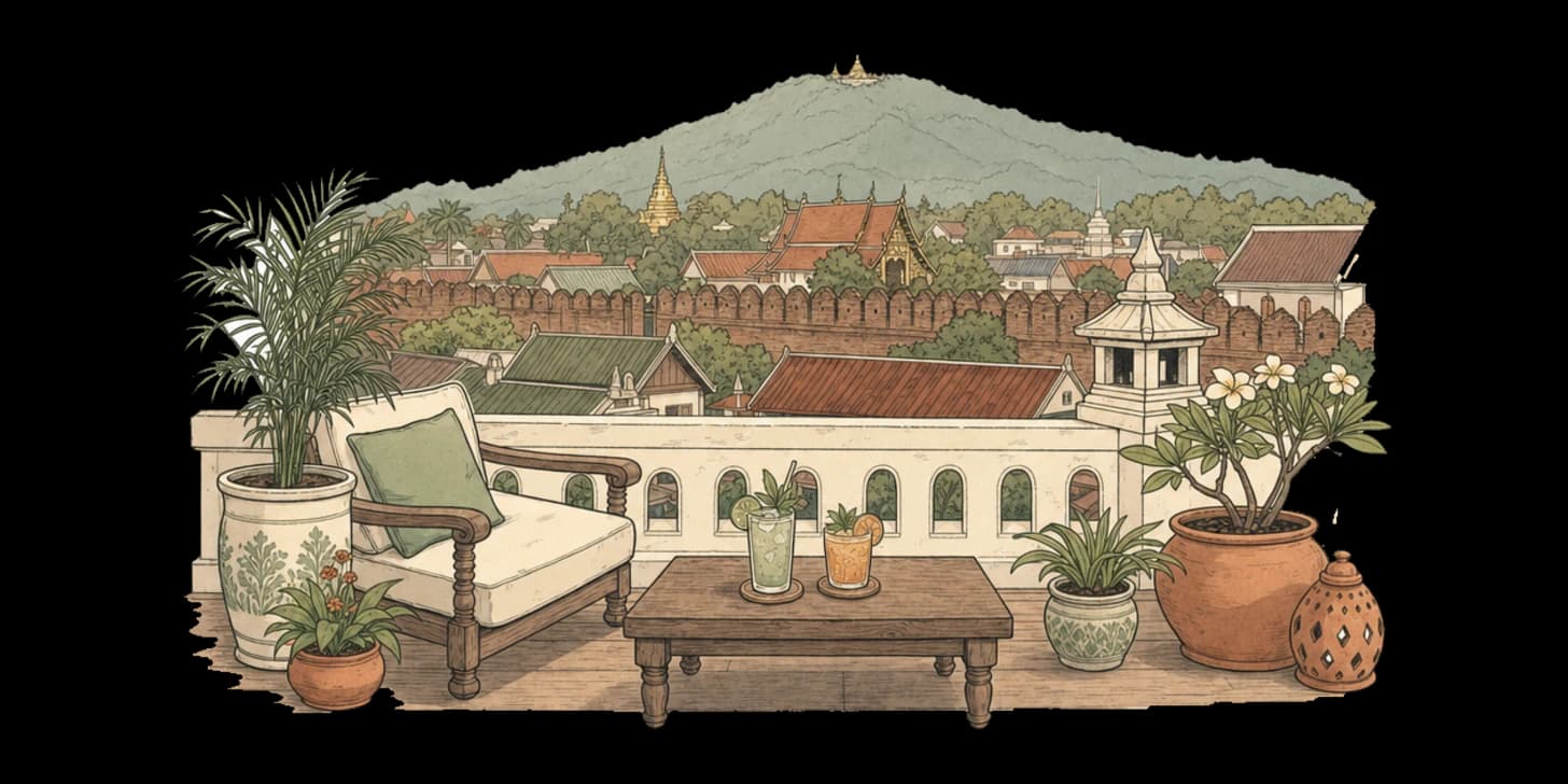 Rooftop bars in Chiang Mai: where to catch the sunset drink