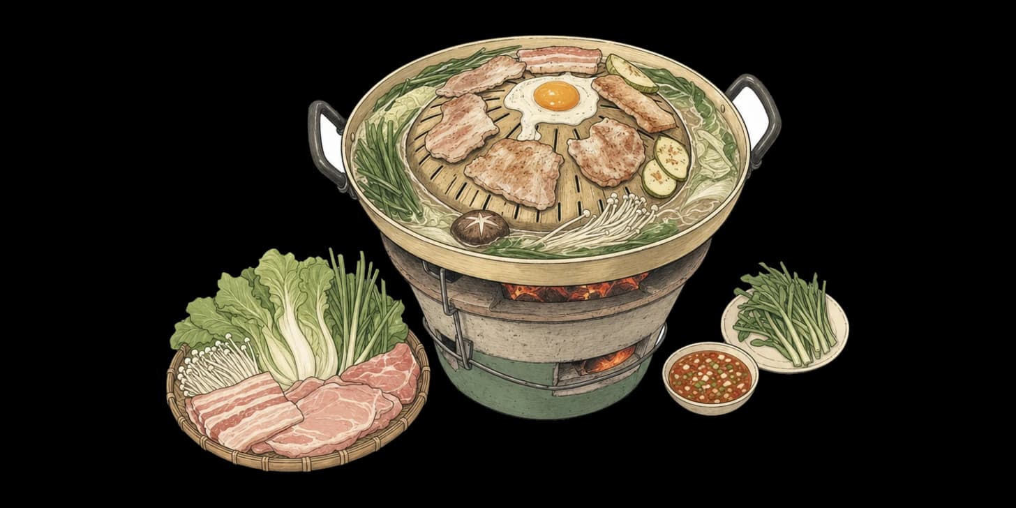 Mookata: cómo disfrutar del BBQ-hotpot tailandés en Chiang Mai
