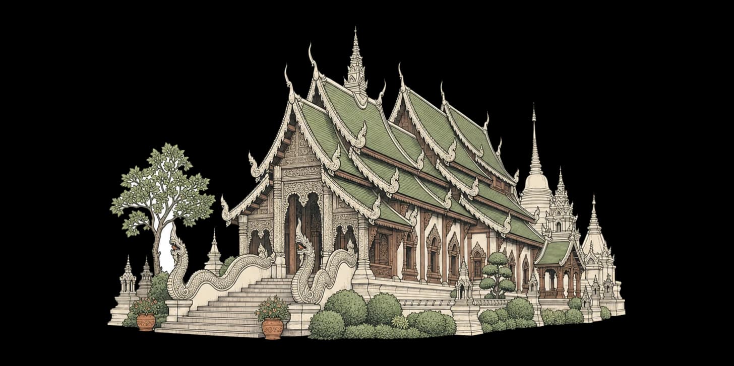 Wat Ban Den: Chiang Mai's most dazzling temple, an hour north