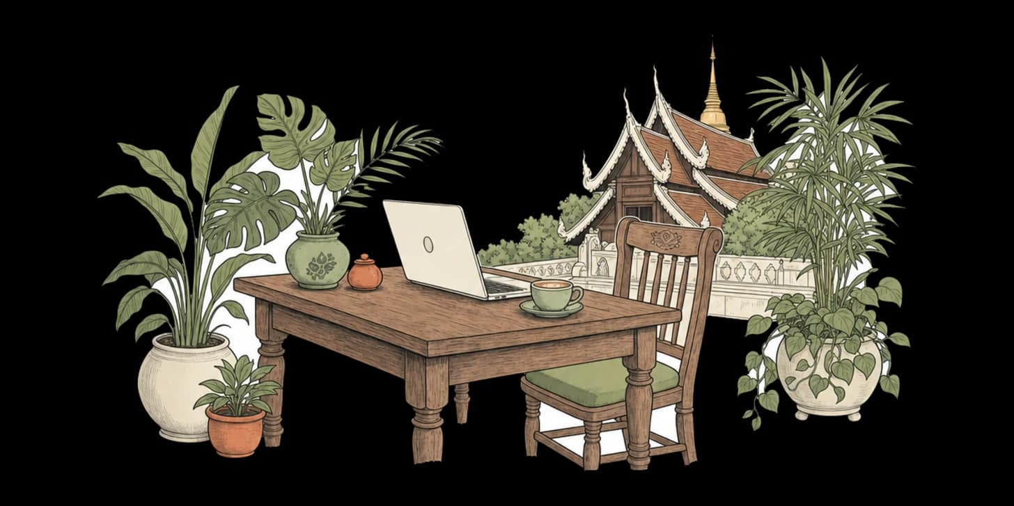 Arbeitsfreundliche Cafés in Chiang Mai: Wo man wirklich etwas erledigt bekommt