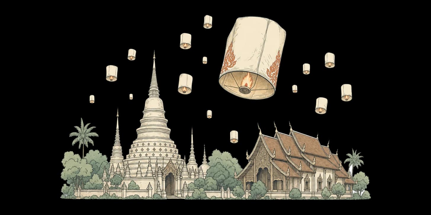 ยี่เป็ง: เทศกาลลอยโคมของเชียงใหม่