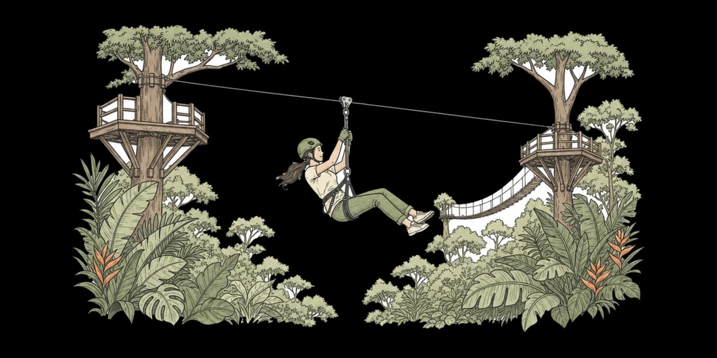 Ziplining in Chiang Mai: a flight through the jungle canopy